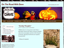 Tablet Screenshot of ontheroadwithdave.com